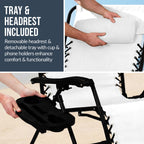 Set of 2 Extra Wide Adjustable Zero Gravity Patio Chair Recliners