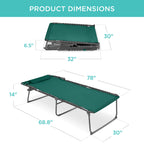 Extra Wide Patio Chaise Lounge Chair, Portable Folding Recliner