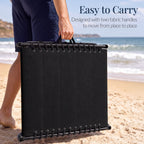 Extra Wide Padded Patio Chaise Lounge Chair, Portable Recliner 8 Positions