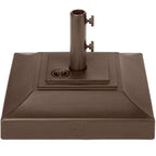 Plastic Patio Umbrella Base Pole Holder Accessory w/ Adjustable Knob