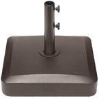 Plastic Patio Umbrella Base Pole Holder Accessory w/ Adjustable Knob