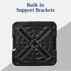 Fillable Heavy-Duty Cantilever Umbrella Base w/ 330lb Capacity