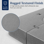 Fillable Heavy-Duty Cantilever Umbrella Base w/ 330lb Capacity