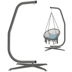 Curved Hanging Hammock C-Stand w/ All-Weather, Steel Frame - Stand Only
