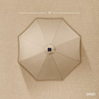 360 Rotating Cantilever Offset Patio Umbrella - 10ft